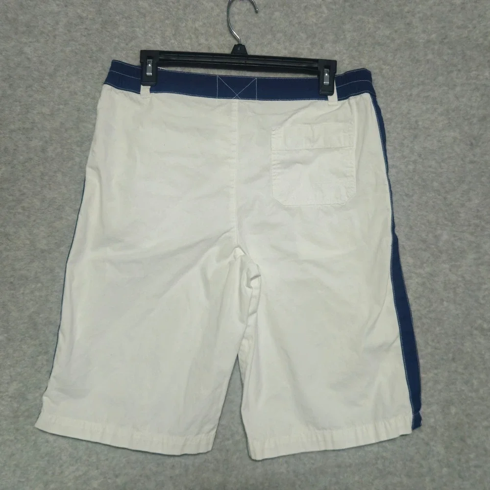 Polo Ralph Lauren Boys Size 20 XL Sailing Shorts White Navy Big Pony 32